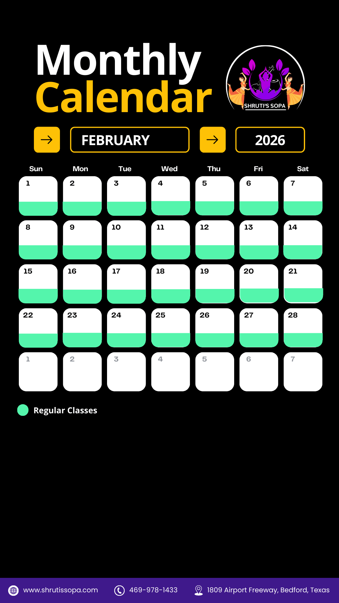 February Calendar - 2026